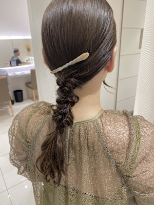 結婚式お呼ばれヘアアレンジ
