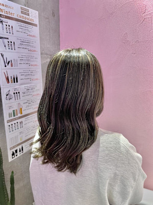 グレージュハイライト