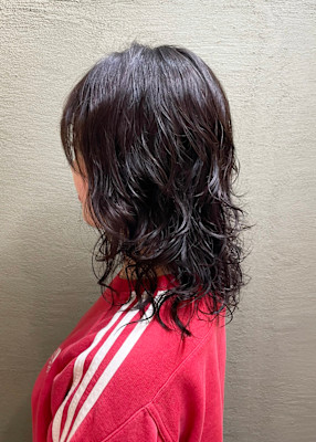 伸ばしかけの髪の毛におすすめスタイルレイヤーパーマ