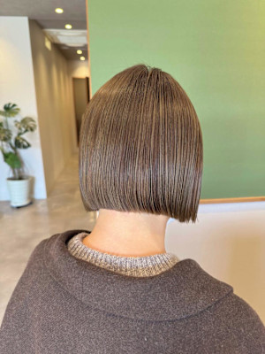 ミニボブ×プレミアム縮毛矯正