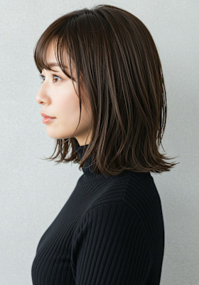 30代40代50代外ハネボブレイヤー髪質改善酸性ストレート