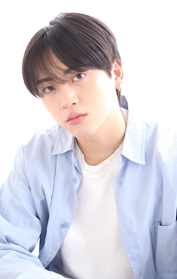 韓国マッシュブルーブラック20代30代40代