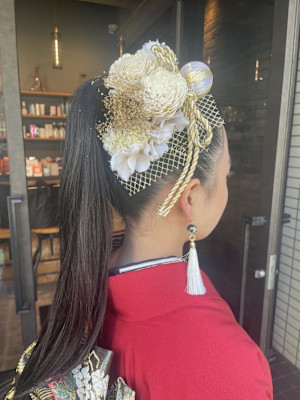 卒業式オススメシンプルポニーテールアップ☆