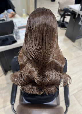 Mako / オリーブベージュ マロンカラー ブリーチなし