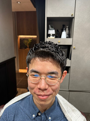 アップバングニュアンスショート