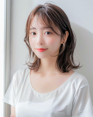 軽さに揺れるレイヤーミディアム