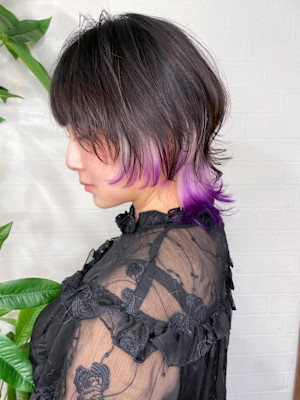 ウルフのインナーカラー【飯田淳平】Re:ta Hair