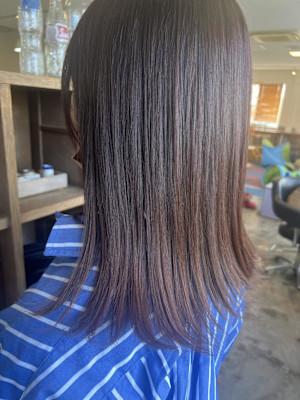 ミディアム／ピンクブラウン