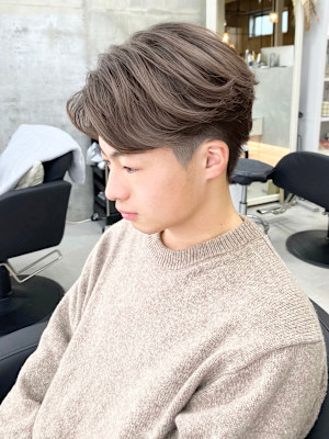 メンズカット+ニュアンスパーマ[高崎/高崎駅]