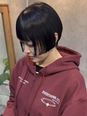 ○姫カット×オン眉