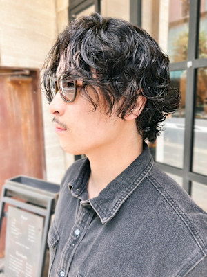 【Reir_吉祥寺】*メンズパーマ+センターパート*