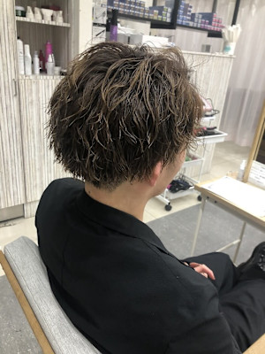 PROGRESS　フレスポ富沢店×メンズ×パーマ