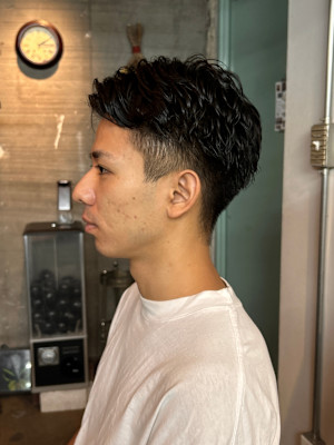 大人 メンズパーマ