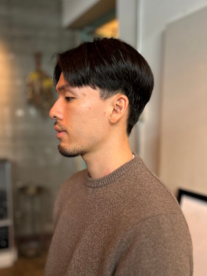 大人のセンターパート