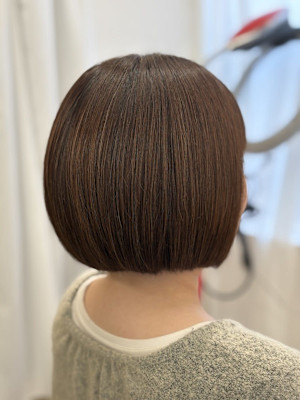 【青葉区】柔らかブラウンで好印象！春は艶ブラウンで決まり♪