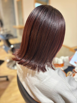 切りっぱなし×深みRED