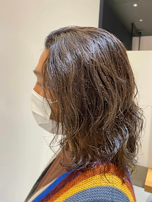 メンズ×パーマスタイル