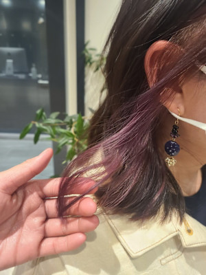 インナーカラー×パープル