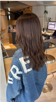 ブリーチ無し☆透明感オリーブカラー