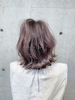 ぱっつんボブ シアーラベージュ♪