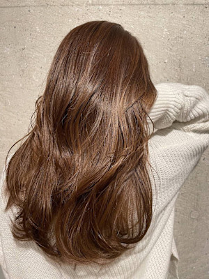 ツヤ感×マロンブラウン