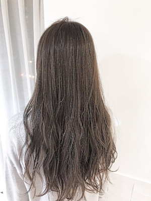 グレージュ×ハイライト＊