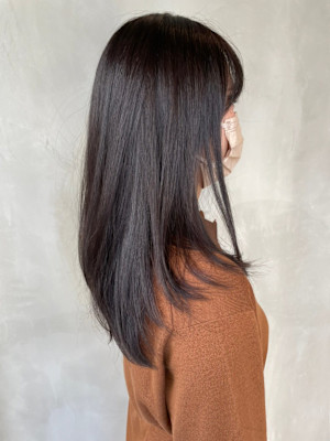 ナチュラルブラウン×ツヤ感