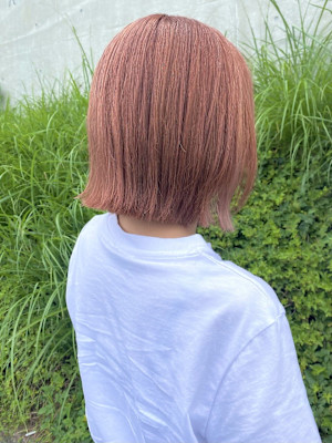 透明感ピンクベージュ