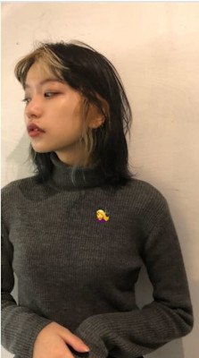 顔周りのデザインで差をつける☆インナーカラー