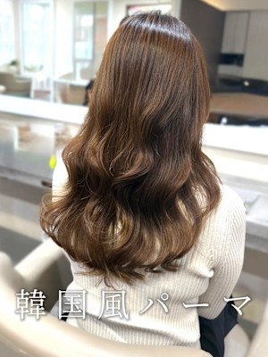 韓国風パーマ/コテ巻き風パーマ/デジタルパーマ