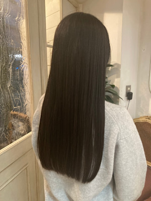 髪質改善トリートメント艶髪クラシカル黒髪ロング