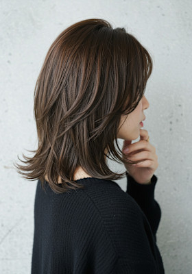 30代40代50代外ハネボブレイヤー髪質改善酸性ストレート