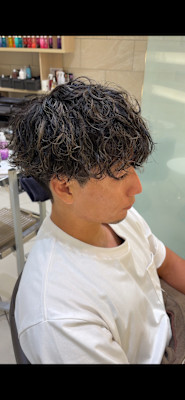 【メンズ】ハイライトパーマ