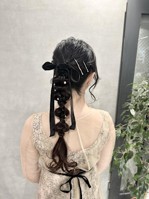 ★編みおろし参列ヘア/銀座/お呼ばれヘア