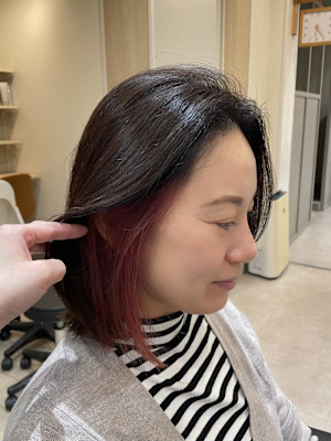 春インナーカラー