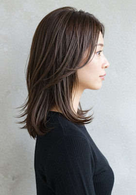 30代40代50代コテ巻きワンカールで仕上げる大人レイヤー