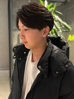 カルマパーマ 毛流れパーマ 爽やか 20代30代 ビジネス