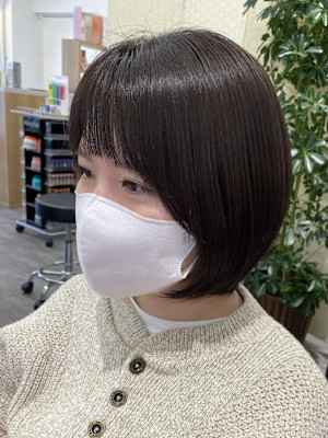 【青葉区】艶めく夜空の髪色♪神秘的なチャコールグレージュ