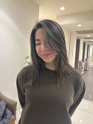 外国人風コントラストハイライト