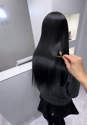 【縮毛矯正】プレミアムシルクストレート×髪質改善