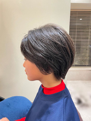 癖毛さんショートボブ