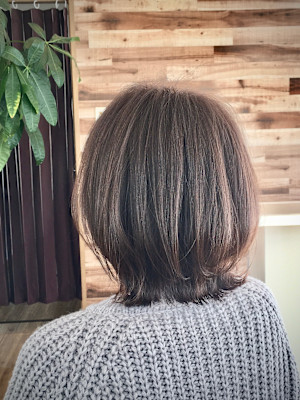 外はねボブ◎トップはふんわりと♪