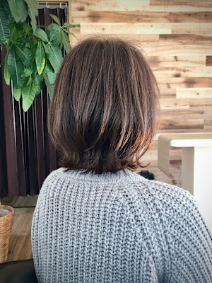 外はねボブ◎トップはふんわりと♪