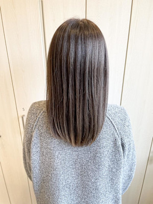 艶髪/ストレートヘア/オルディーブカラー
