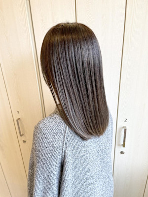 ハイライトカラー/ラベージュ/艶カラー