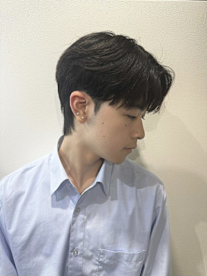 シャドウパーマ/ニュアンスパーマ/メンズサロン/波巻きパーマ