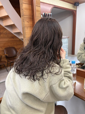 ミディアムパーマ