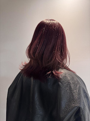 ワインレッド/レイヤー/10代20代/薬院