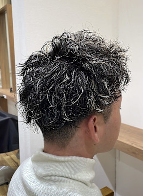 【メンズ×ツイストスパイラル×ハイライト】