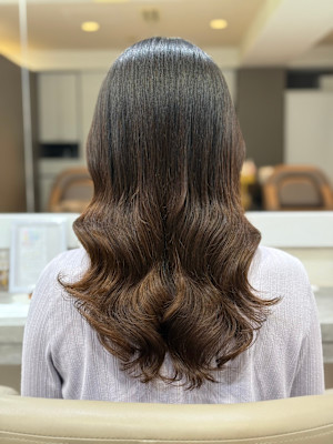 韓国風パーマ/コテ巻き風パーマ/韓国レイヤー